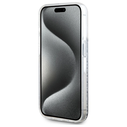 Karl Lagerfeld KLHMP15XLGKCSGH Apple iPhone 15 Pro Max hardcase Liquid Glitter Karl&Choupette Head MagSafe transparent