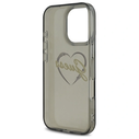 Guess GUHCP16XHCHGSPK Apple iPhone 16 Pro Max hardcase IML Heart black