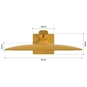 JAPANNEXT 23,8" (60,5 cm) JN-I238FHD120F-HSP-YE Gaming οθόνη Pastel Yellow