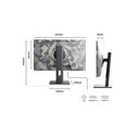 JAPANNEXT JN-IPS238FHD200F Camouflage 24" Οθόνη Gaming IPS FHD 1920x1080 200Hz HDR