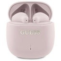 Guess Bluetooth wireless in-ear headphones GUTWSJ14ESGP TWS + docking station Printed Classic Logo pink