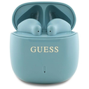 Guess Bluetooth wireless in-ear headphones GUTWSJ14ESGQ TWS + docking station Printed Classic Logo turquoise