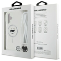 Karl Lagerfeld KLHMP16SHCCHNT Apple iPhone 16 hardcase IML Choupette Head & Cord Magsafe transparent