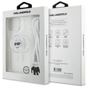 Karl Lagerfeld KLHMP16XHCCHNT Apple iPhone 16 Pro Max hardcase IML Choupette Head & Cord Magsafe transparent
