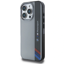 BMW BMHCP16L23HTFEG Apple iPhone 16 Pro hardcase Motorsport IML Vertical Stripe grey