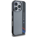 BMW BMHCP16L23HTFEG Apple iPhone 16 Pro hardcase Motorsport IML Vertical Stripe grey