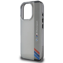 BMW BMHCP16L23HTFEG Apple iPhone 16 Pro hardcase Motorsport IML Vertical Stripe grey