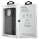 BMW BMHCP16L23HTFEG Apple iPhone 16 Pro hardcase Motorsport IML Vertical Stripe grey