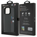 BMW BMHCP16L23PUPVA Apple iPhone 16 Pro hardcase M Perforated Tricolor Detail Line anthracite