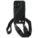 BMW BMHCP16M23PSCCK Apple iPhone 16 Plus hardcase M Edition Carbon Stripe & Strap black
