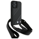 BMW BMHCP16M23PSCCK Apple iPhone 16 Plus hardcase M Edition Carbon Stripe & Strap black