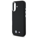 BMW BMHCP16S23PMWK Apple iPhone 16 hardcase M Smooth Full Wrapped Metal black
