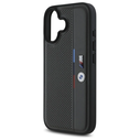 BMW BMHCP16S23PUPVA Apple iPhone 16 hardcase M Perforated Tricolor Detail Line anthracite
