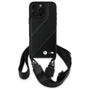 BMW BMHCP16X23PSCCK Apple iPhone 16 Pro Max hardcase M Edition Carbon Stripe & Strap black