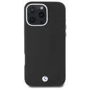 BMW BMHMP16L23PUFWK Apple iPhone 16 Pro hardcase Sign Full Wrapped Metal MagSafe black