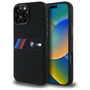 BMW BMHMP16X23SAXK Apple iPhone 16 Pro Max hardcase Silicone Middle Stripe MagSafe black