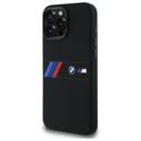 BMW BMHMP16X23SAXK Apple iPhone 16 Pro Max hardcase Silicone Middle Stripe MagSafe black