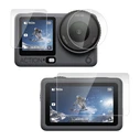 Puluz Tempered Glass Σετ Προστασίας Οθόνης για DJI Osmo Action 6 (3 τεμ.)