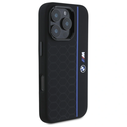BMW BMHMP16X23SHEB Apple iPhone 16 Pro Max hardcase Silicone Hexagon Blue Line MagSafe black