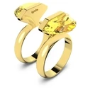 Swarovski Γυναικείο Δαχτυλίδι Επιχρυσωμένο από Ατσάλι με Πέτρες — Μέγεθος 58 (Διάμετρος εσωτερική 18,1 mm)