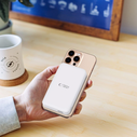 Tech-Protect PB24 LifeMag Qi2 MagSafe Power Bank 10000mah White