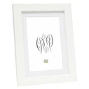Deknudt S66KF1 Wooden Photo Frame White 15x20 cm with Passepartout