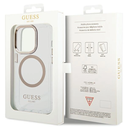 Guess GUHMP15LHTRMD Apple iPhone 15 Pro hardcase Metal Outline Magsafe gold