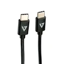 Καλώδιο USB C V7 V7USB2C-1M Μαύρο