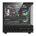 Darkflash DS950 Gaming Mini Tower Κουτί Υπολογιστή με Πλαϊνό Παράθυρο και ARGB Φωτισμό Μαύρο