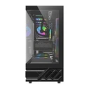 Darkflash DS950 Gaming Mini Tower Κουτί Υπολογιστή με Πλαϊνό Παράθυρο και ARGB Φωτισμό Μαύρο