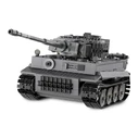 Jamara Cada Panzer Tiger 1:35 Σετ Δομικών Τετραγώνων 925 Κομμάτια Γκρι Τηλεχειριζόμενη Δεξαμενή