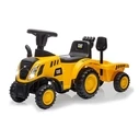 Jamara Rutscher Caterpillar τρακτέρ με ρυμουλκούμενο 2-σε-1, κίτρινο