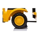 Jamara Rutscher Caterpillar τρακτέρ με ρυμουλκούμενο 2-σε-1, κίτρινο