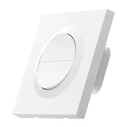 Sonoff Mini2gse Διακόπτης Τοίχου Wi‑Fi Διπλός με Πλαίσιο Aller Retour Μελί