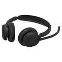 Jabra Evolve3 45 Stereo Link 390a UC Wireless On-Ear Multimedia Headset with Microphone and Bluetooth