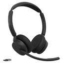 Jabra Evolve3 45 Stereo Link 390a MS Wireless On‑Ear Multimedia Headset with Microphone and Bluetooth