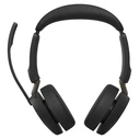 Jabra Evolve3 65 Stereo Link 390c UC Stand Wireless On‑Ear Multimedia Headset with Microphone and Bluetooth