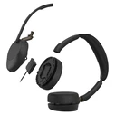 Jabra Evolve3 65 Stereo Link 390c UC Stand Wireless On‑Ear Multimedia Headset with Microphone and Bluetooth