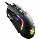 Ποντίκι Ενσύρματο SteelSeries Rival 5 Μαύρο Gaming Φώτα LED Ενσύρματο Μαύρο/Γκρι