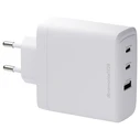 Dbramante1928 re-charge - Φορτιστής Τοίχου 100W (2 x USB-C, 1 x USB-A) - Λευκό