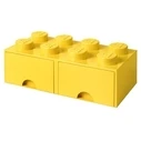 Συρτάρι αποθήκευσης LEGO Brick Drawer 8 - Κίτρινο