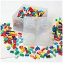 Lego Brick 4 κουτί αποθήκευσης 40090803 - διαφανές