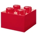 LEGO Τουβλάκι Αποθήκευσης 4 40090804 Κόκκινο Διαφανές