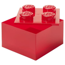 LEGO Τουβλάκι Αποθήκευσης 4 40090804 Κόκκινο Διαφανές