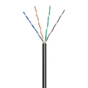Καλώδιο Δικτύου Goobay 57198 Cat 5e U/Utp Cca 100m Μαύρο