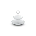 FIFTYEIGHT Food-Tempel 2-tier, deep plates with 'bite' edge
