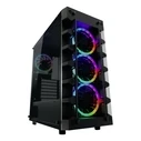LC-Power LC-709B-ON Midi Tower Gaming Κουτί PC με RGB & USB 3.0 - Μαύρο