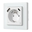 Avatto WOT20-FR Single Flush Wi‑Fi Smart Wall Socket (USB-C)