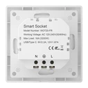 Avatto WOT20-FR Single Flush Wi‑Fi Smart Wall Socket (USB-C)