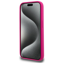 Karl Lagerfeld KLHMP15XSKHPPLF Apple iPhone 15 Pro Max hardcase Silicone Karl Head Print MagSafe fuschia